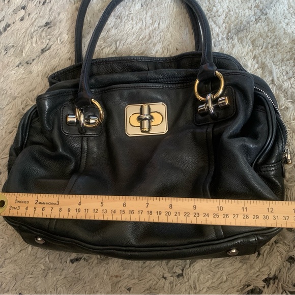 B. Makowsky large capacity slouchy genuine leather handbag - Picture 7 of 9